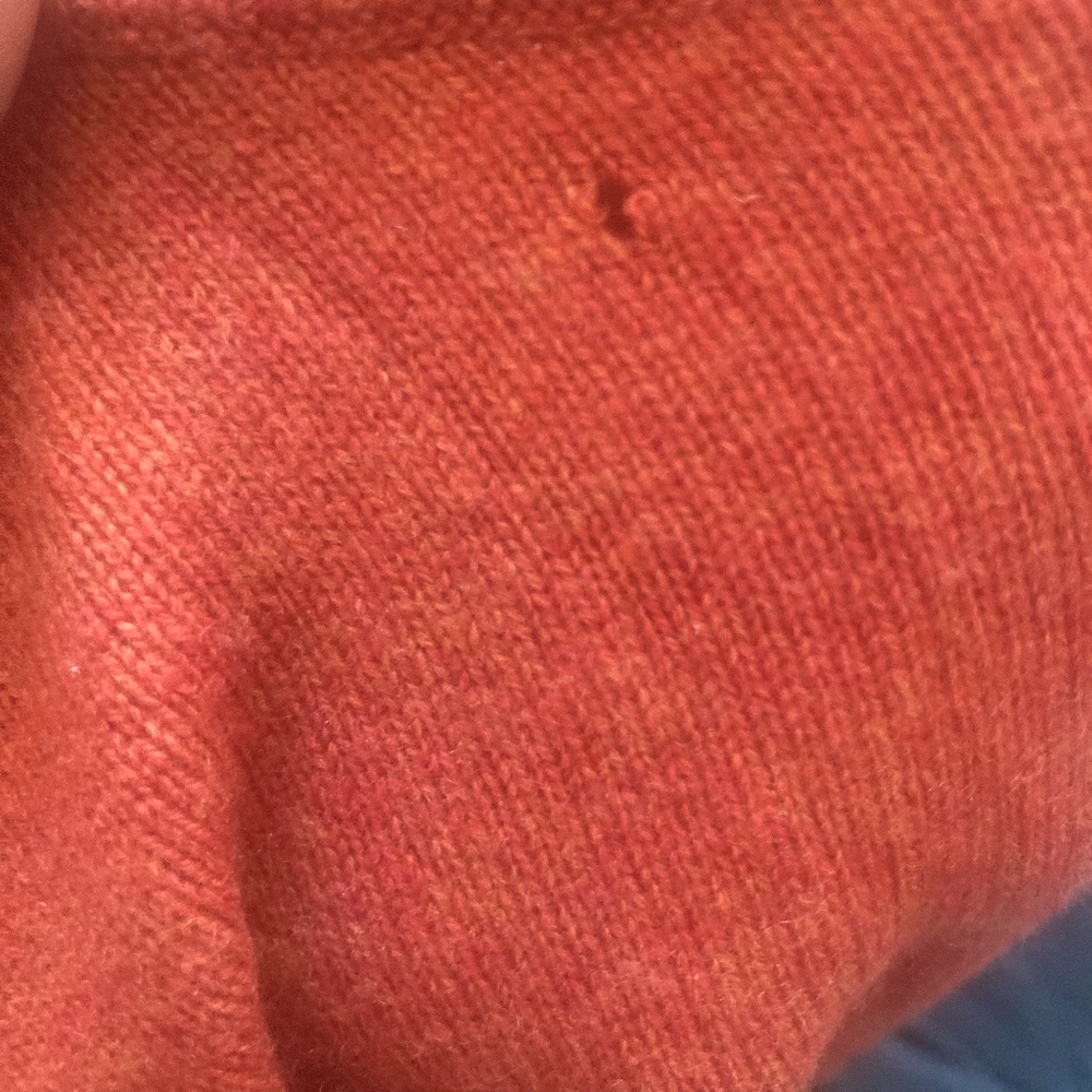 Everlane Cashmere Crew - Burnt Orange - Picture 9 of 10